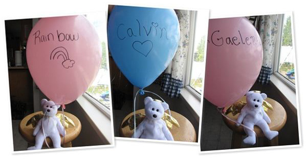 Balloons N is for their Names