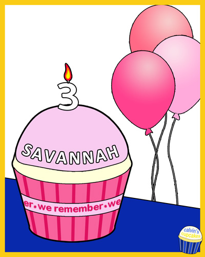 Savannah Grace Renfro's cupcake from Shannon