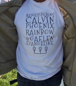 March of Dimes shirt: Remembering Calvin, Rainbow, and Gaelen
