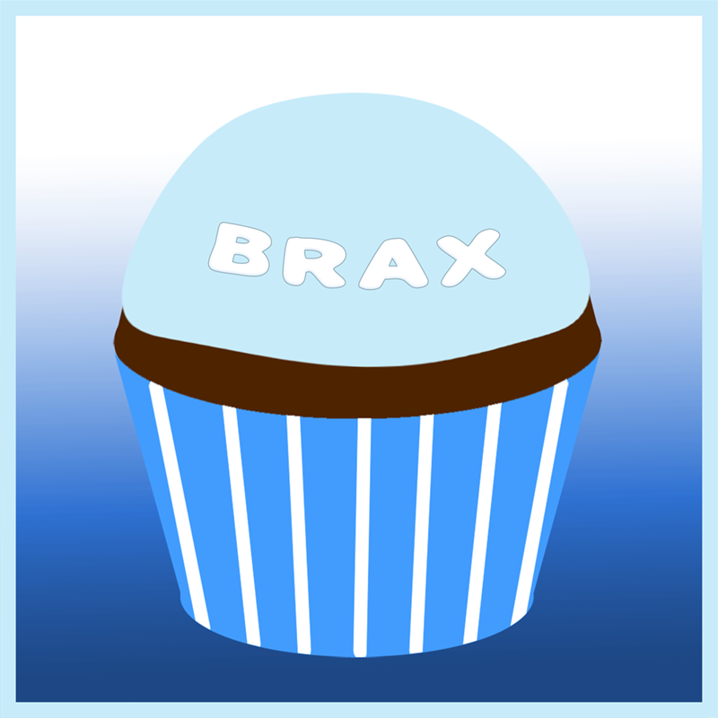 Brax's remembrance cupcake