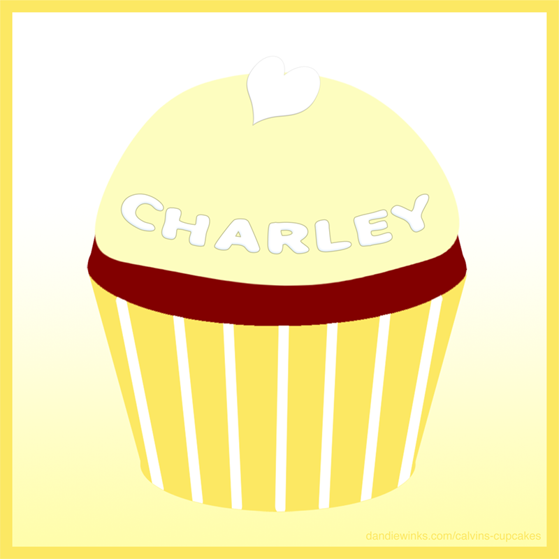 Charlotte's remembrance cupcake