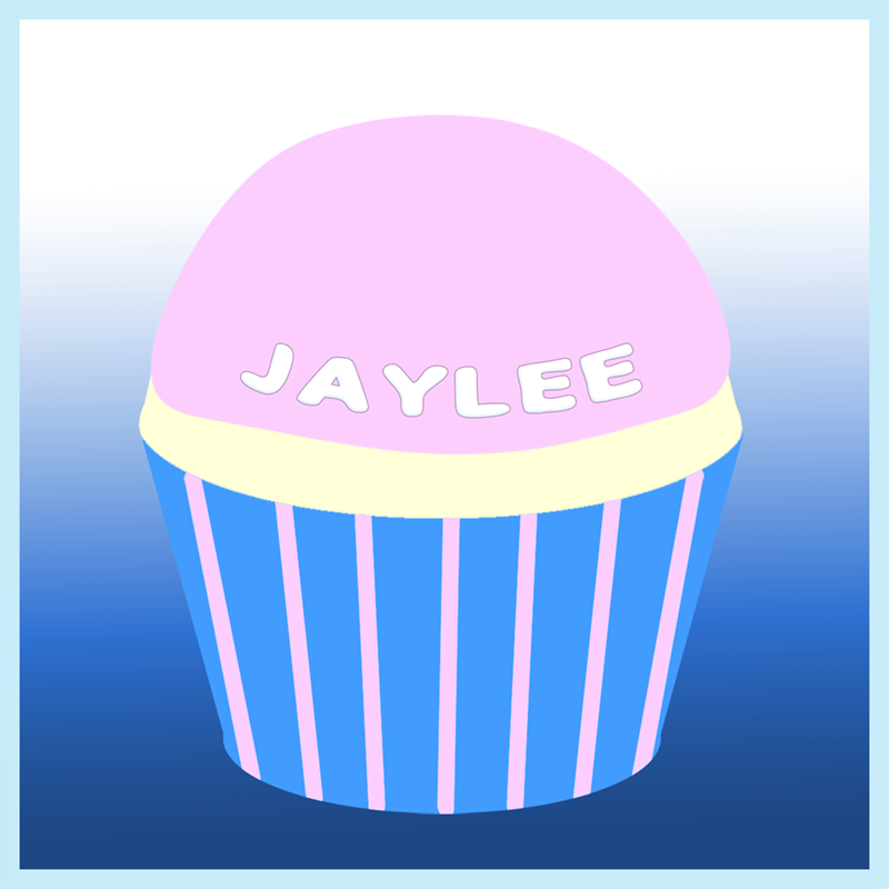 Jaylee's remembrance cupcake