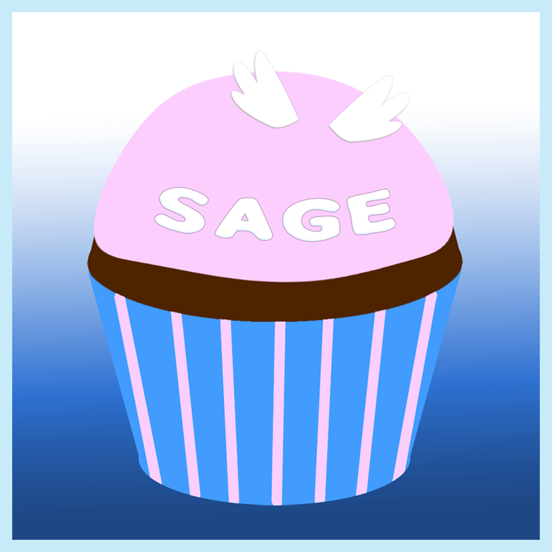 Sage's remembrance cupcake
