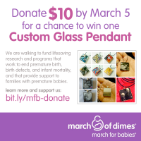 March for Babies pendant giveaway