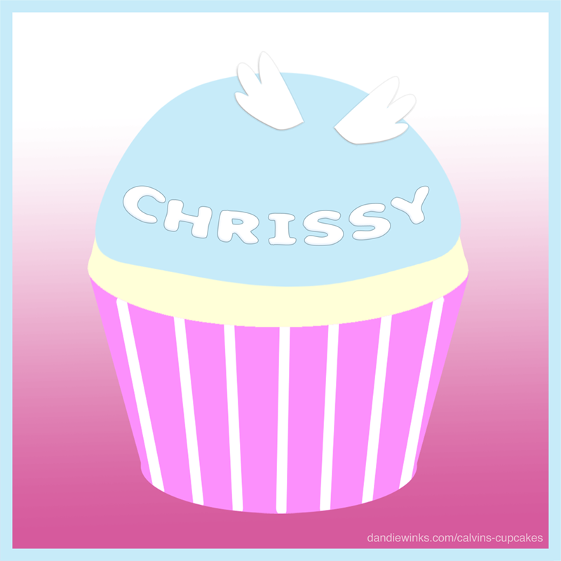 Christine's remembrance cupcake