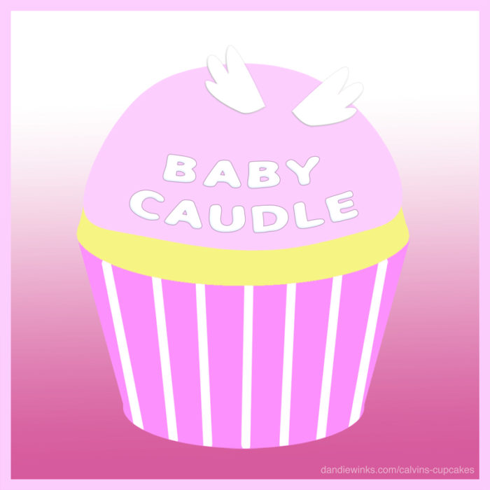 Baby Caudle's remembrance cupcake from Kimber