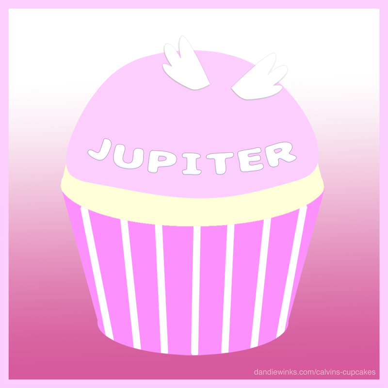 Jupiter Rose Garcia's remembrance cupcake