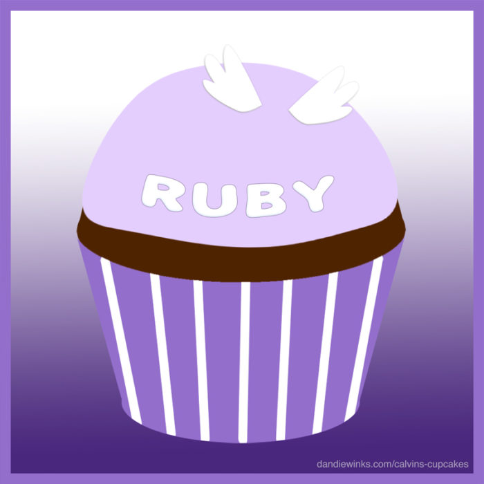 Ruby Gallegos's remembrance cupcake from Marissa Klein